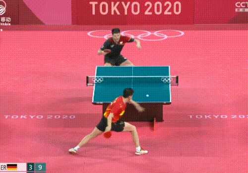 日本乒乓球队鏖战波兰乒乓球队，奥恰洛夫关键制胜